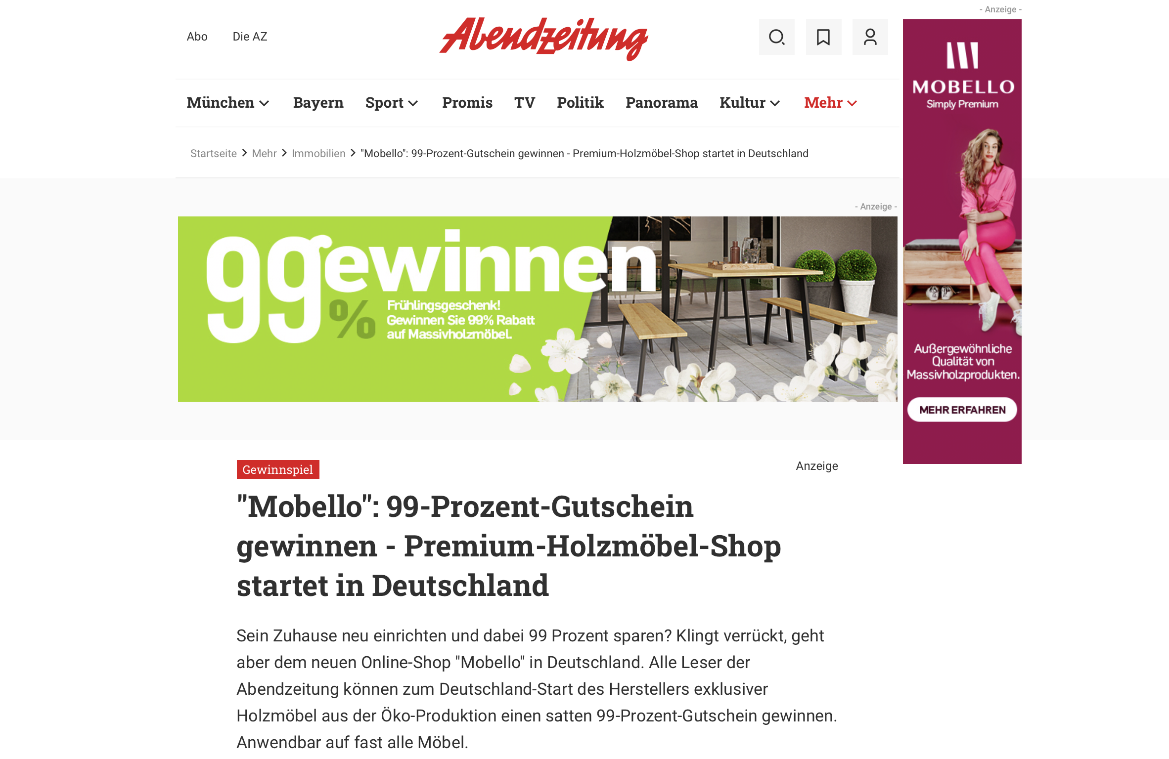 Abendzeitung München Beispiel Abendzeitung München Beispiel